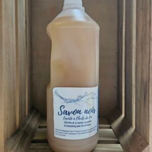 Savon noir liquide à l'huile de lin 1l