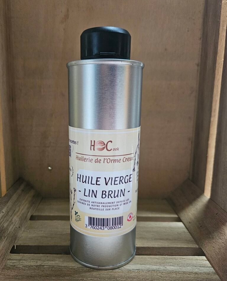 Huile vierge de lin brun 250ml