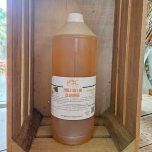 Huile de lin clarifiée 1l