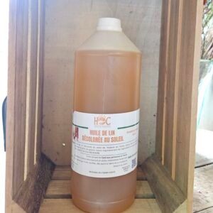 Huile de lin décolorée au soleil 1l